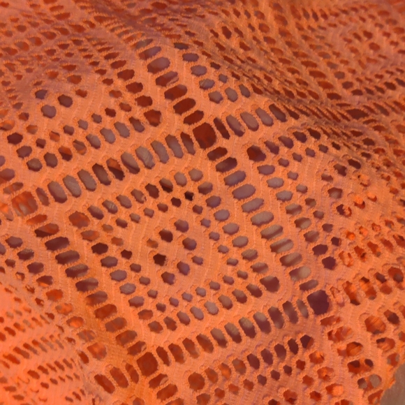 Cover-up, flash/bright peach Pink 🍑, size Small - Picture 2 of 7